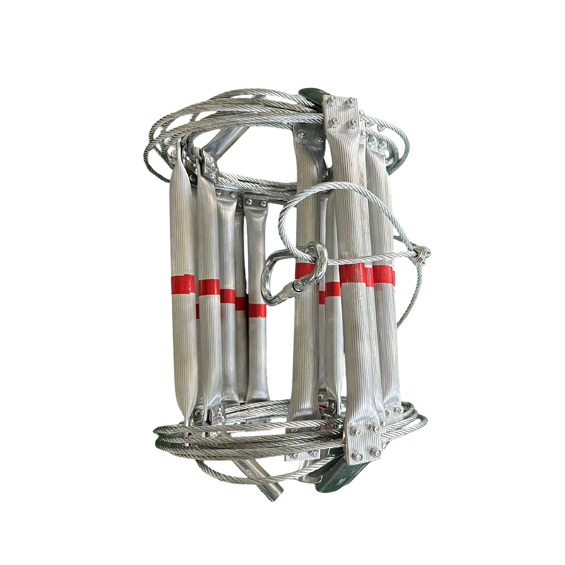 Emergency fire aluminum alloy ladder