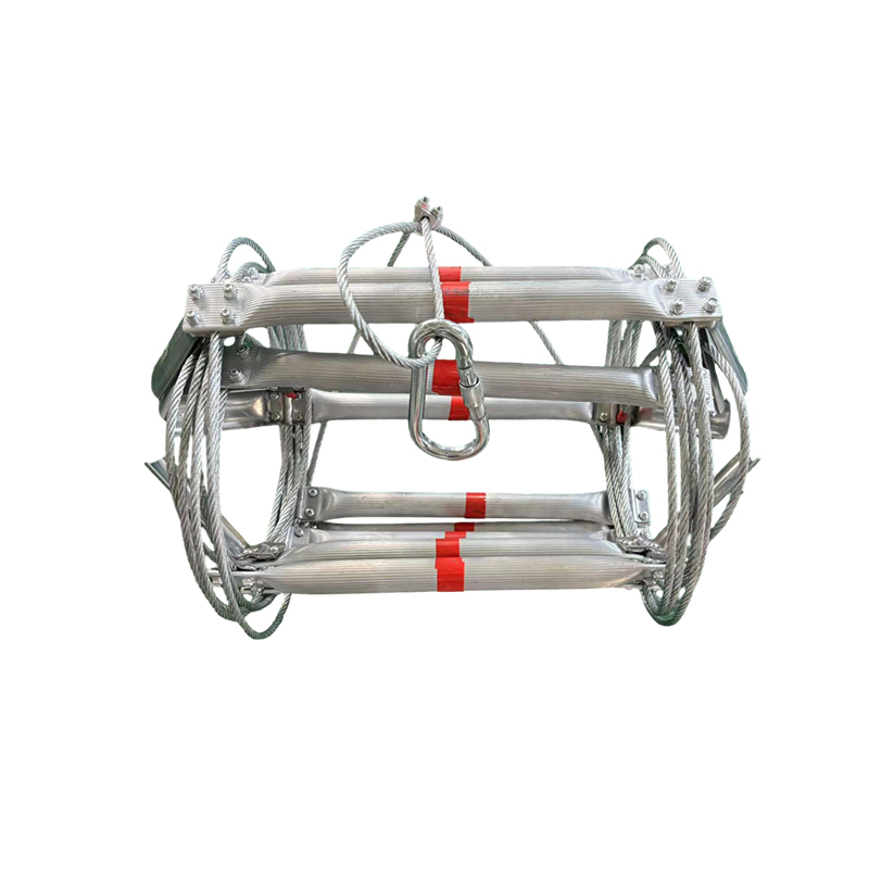 Emergency fire aluminum alloy ladder