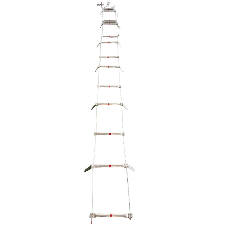 Emergency fire aluminum alloy ladder